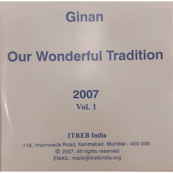 [CD] Ginan - Our Wonderful Tradition - 2007 - Vol-1 - ITREB India